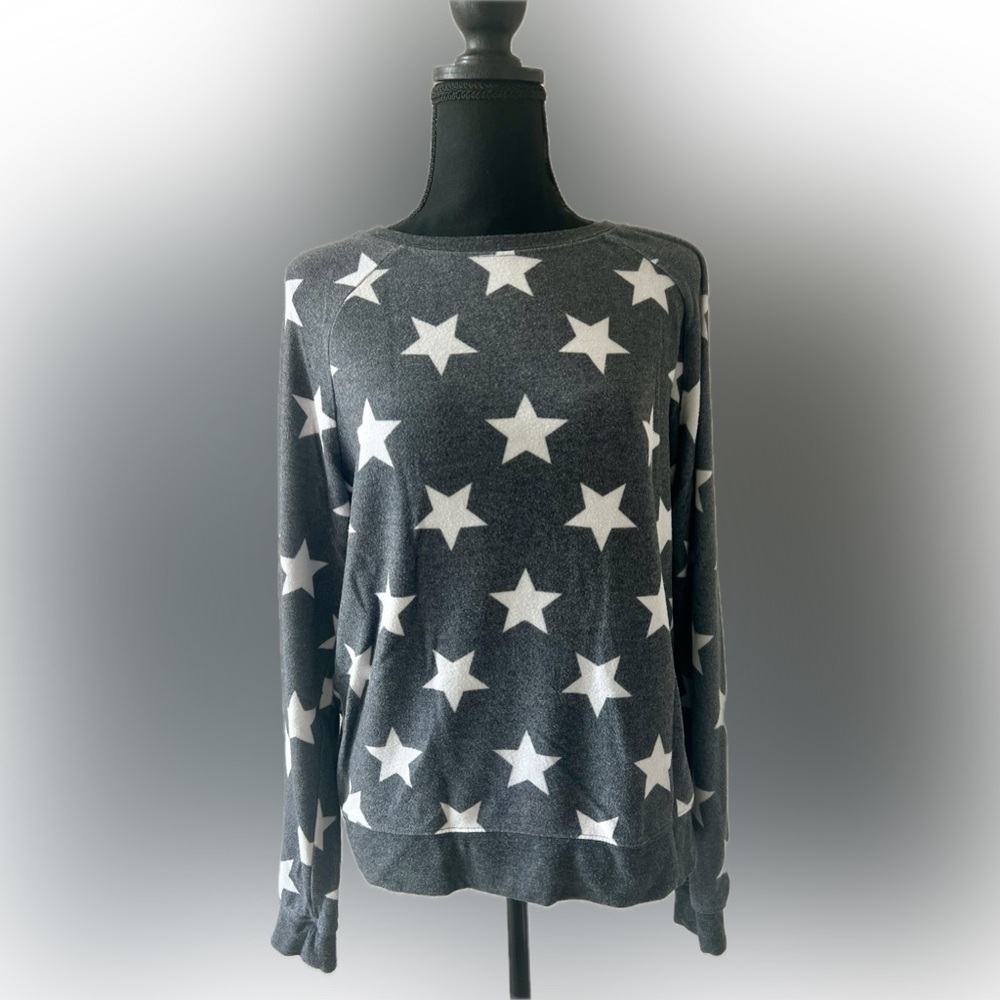Gray with white stars